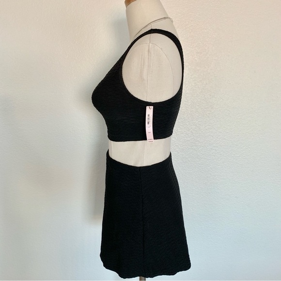 Victoria’s Secret Black Textured Cut-Out Swim Dress - Picture 7 of 13